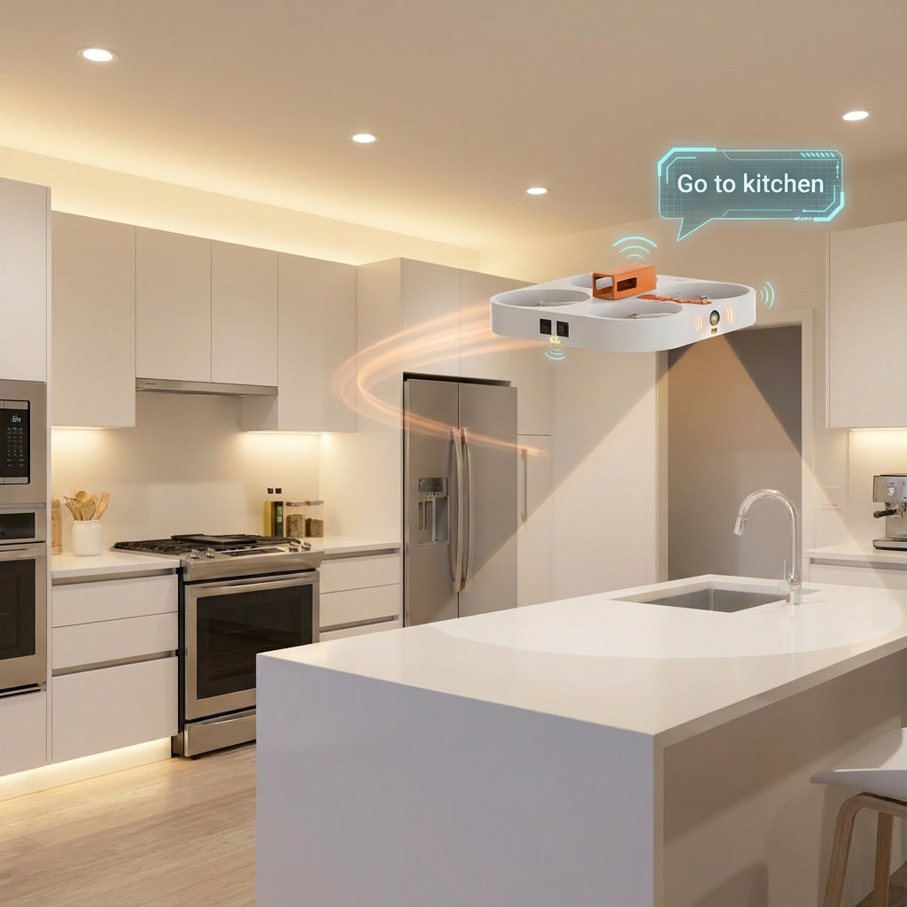 MiMi drone launching from dock